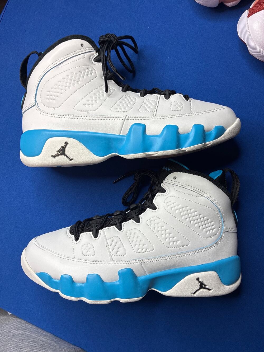 New Nike Air Jordan Retro 9 powder blue size 6.5 youth